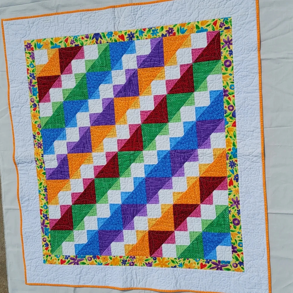 Bits & Pieces Small Quilt Multicolor